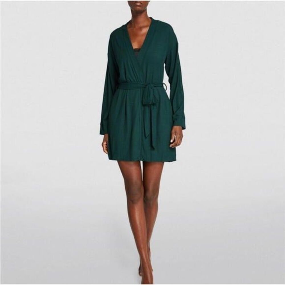 Skims Soft Lounge Short Robe Cypress Size XL